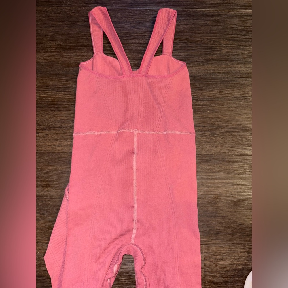 NWOT FP Movement Free People High Fidelity Onesie in Woodrose size XS/S - Picture 4 of 6